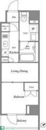 レジデンス門前仲町スクエアの物件間取画像